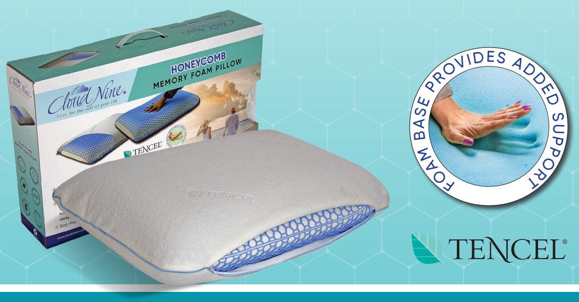 Cloud Nine Honeycomb Pillow
