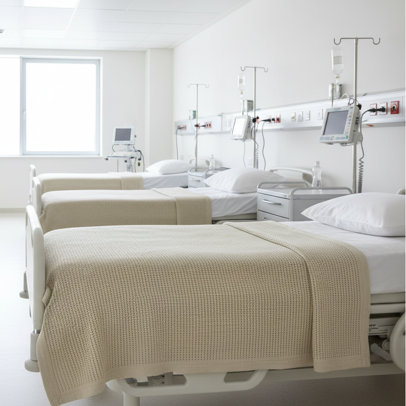 Hospital Cellular Blankets - Beds & Pillows