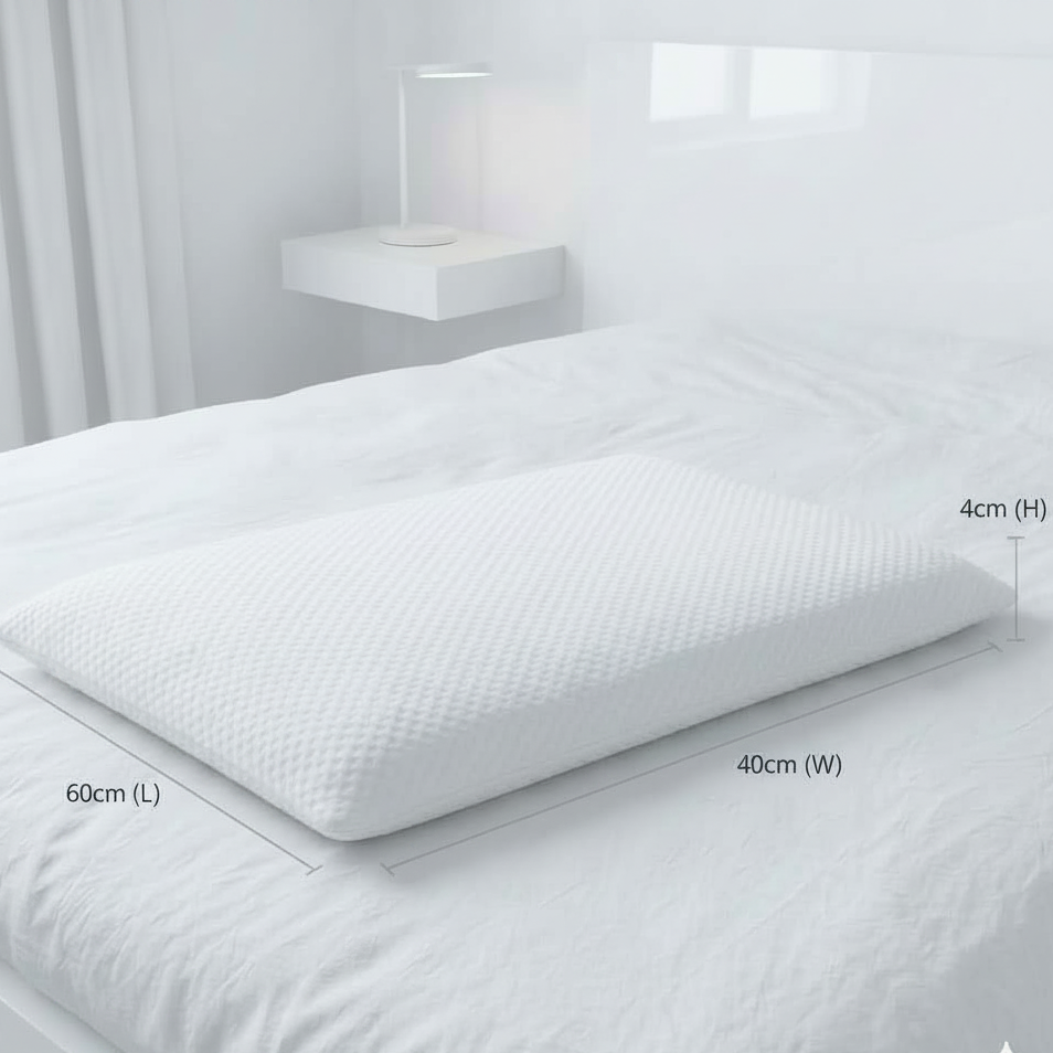 Ultra Low Profile Memory Foam Pillow