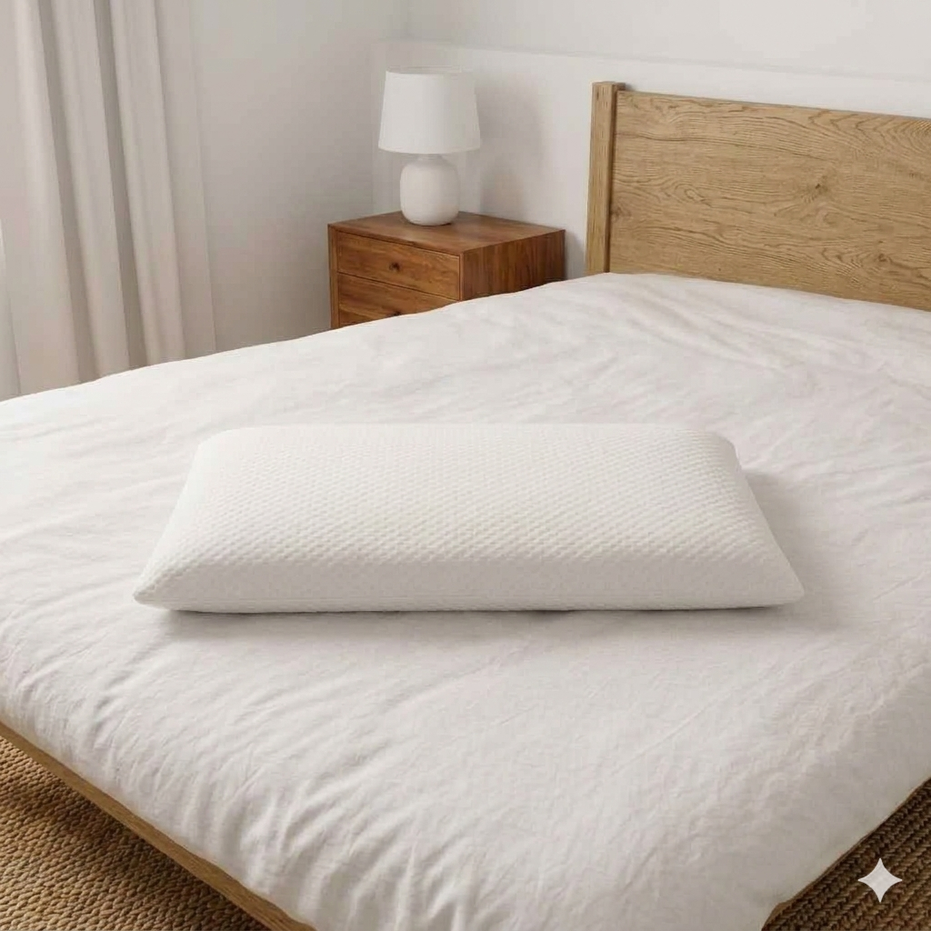 Ultra Low Profile Memory Foam Pillow