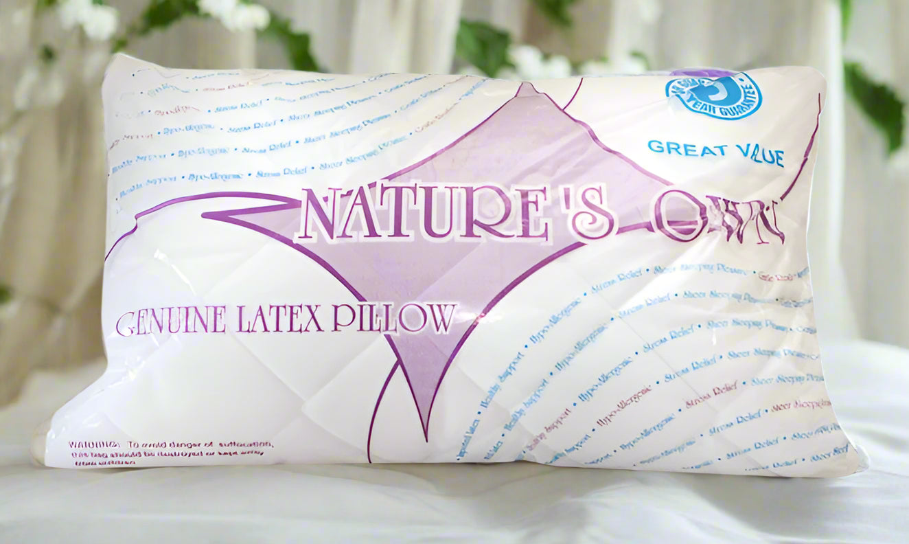 Latex Chip Pillow (Natures Own) - Beds & Pillows