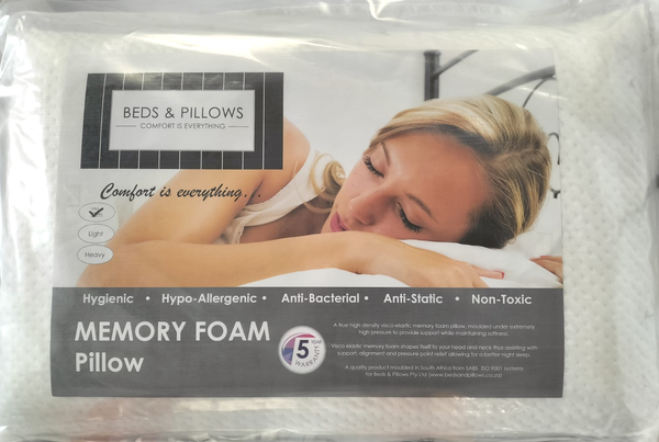 Memory Foam Slim Pillows