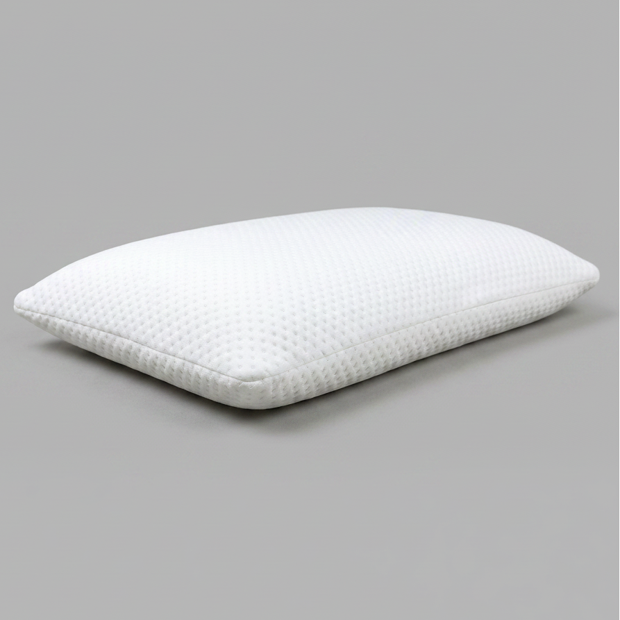 Premium Low-Profile Memory Foam Support Pillow