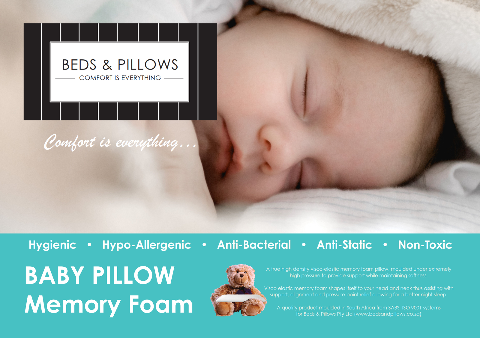 Baby memory foam pillow online