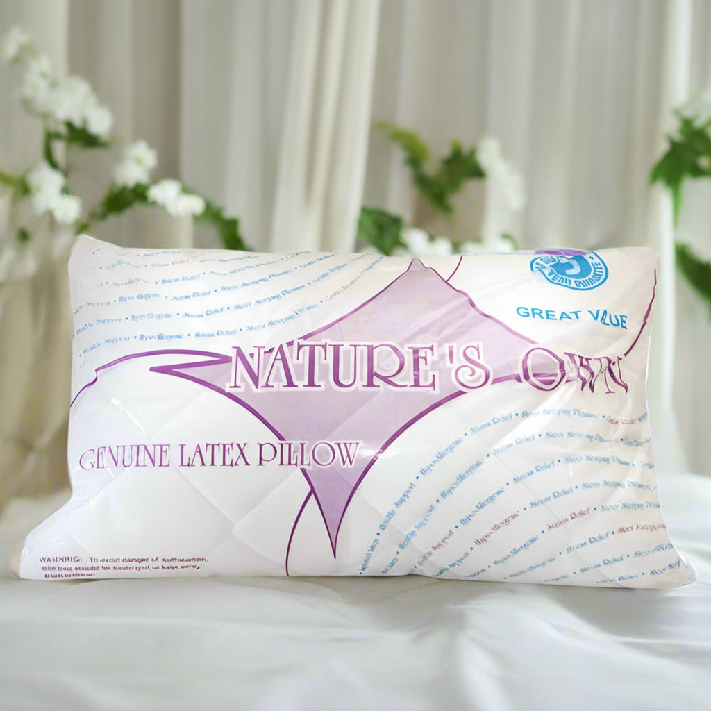 Latex Chip Pillow (Natures Own) - Beds & Pillows