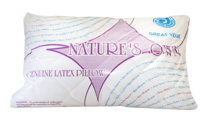 Latex Chip Pillow (Natures Own) - Beds & Pillows